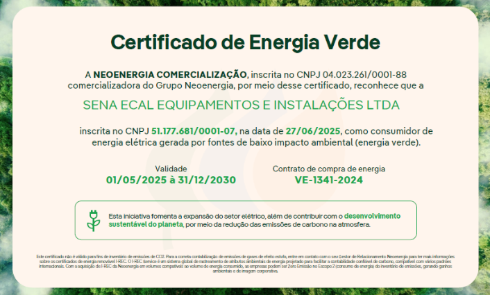 Certificado de Energia Verde