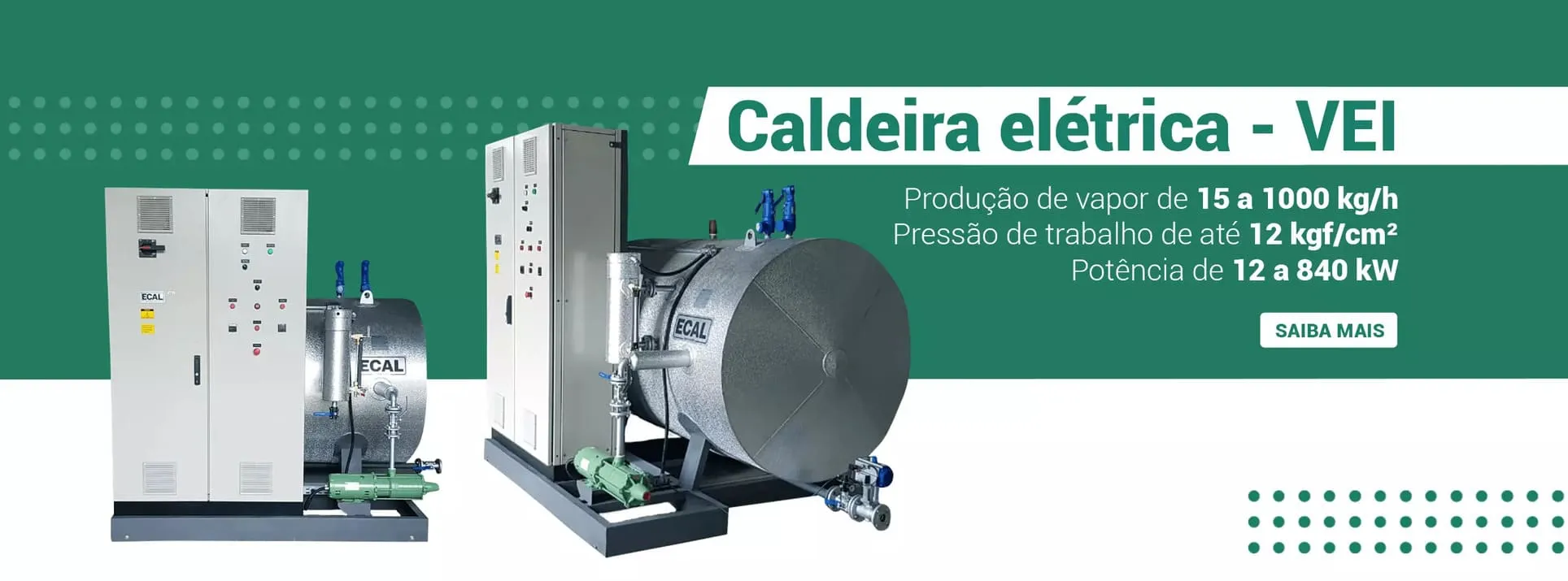 Banner - Caldeira Geradora de Vapor Vertical Elétrica