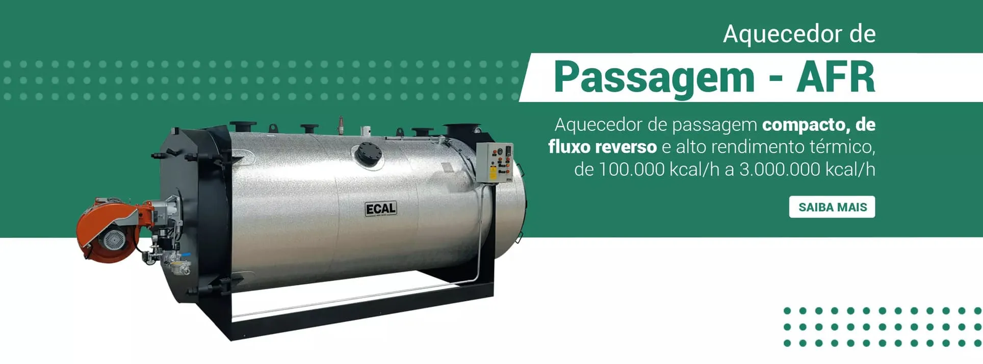 Banner - Aquecedores de Passagem